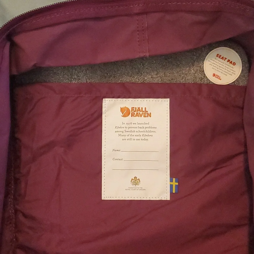Fjallraven Kanken Royal Purple Backpack - Picture 4 of 5